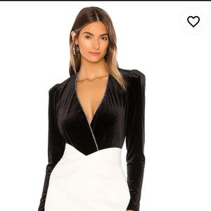 Zanna Combo Bodysuit in Black
Parker